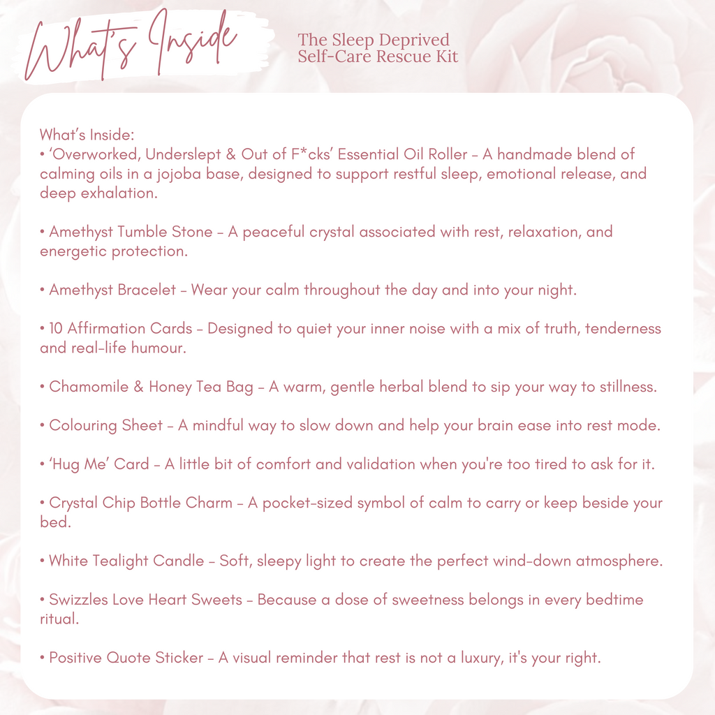 The Sleep Deprived Self-Care Kit – A Holistic Kit for Sleep & Restful Nights