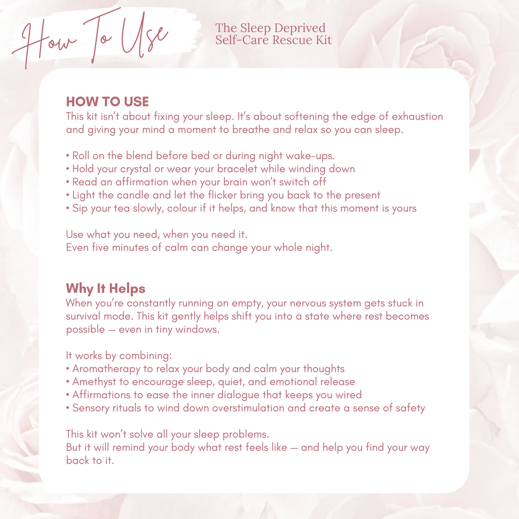 The Sleep Deprived Self-Care Kit – A Holistic Kit for Sleep & Restful Nights