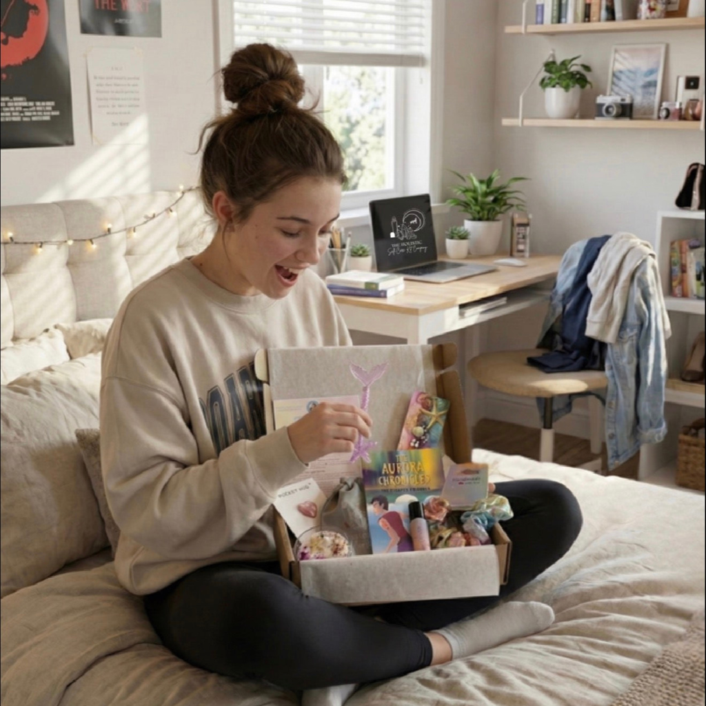 The "Seashells & Dreams" Teen/Tween Anxiety Rescue Kit | With Signed Author Book & Ocean Aura Blend