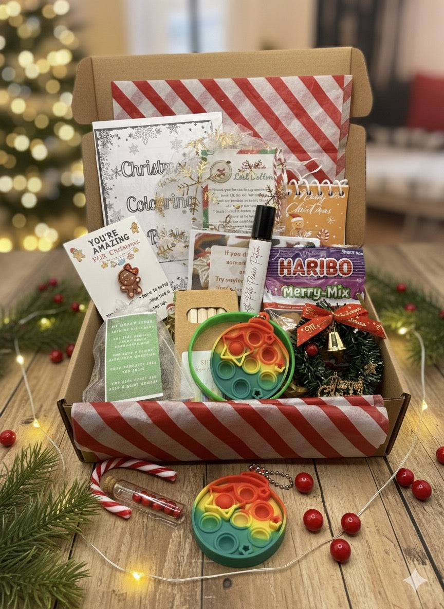 The Calm for Christmas Box for Children | The Ultimate Children's Christmas Eve Kit | Sensory & Anxiety Support Box (Ages 3-9)