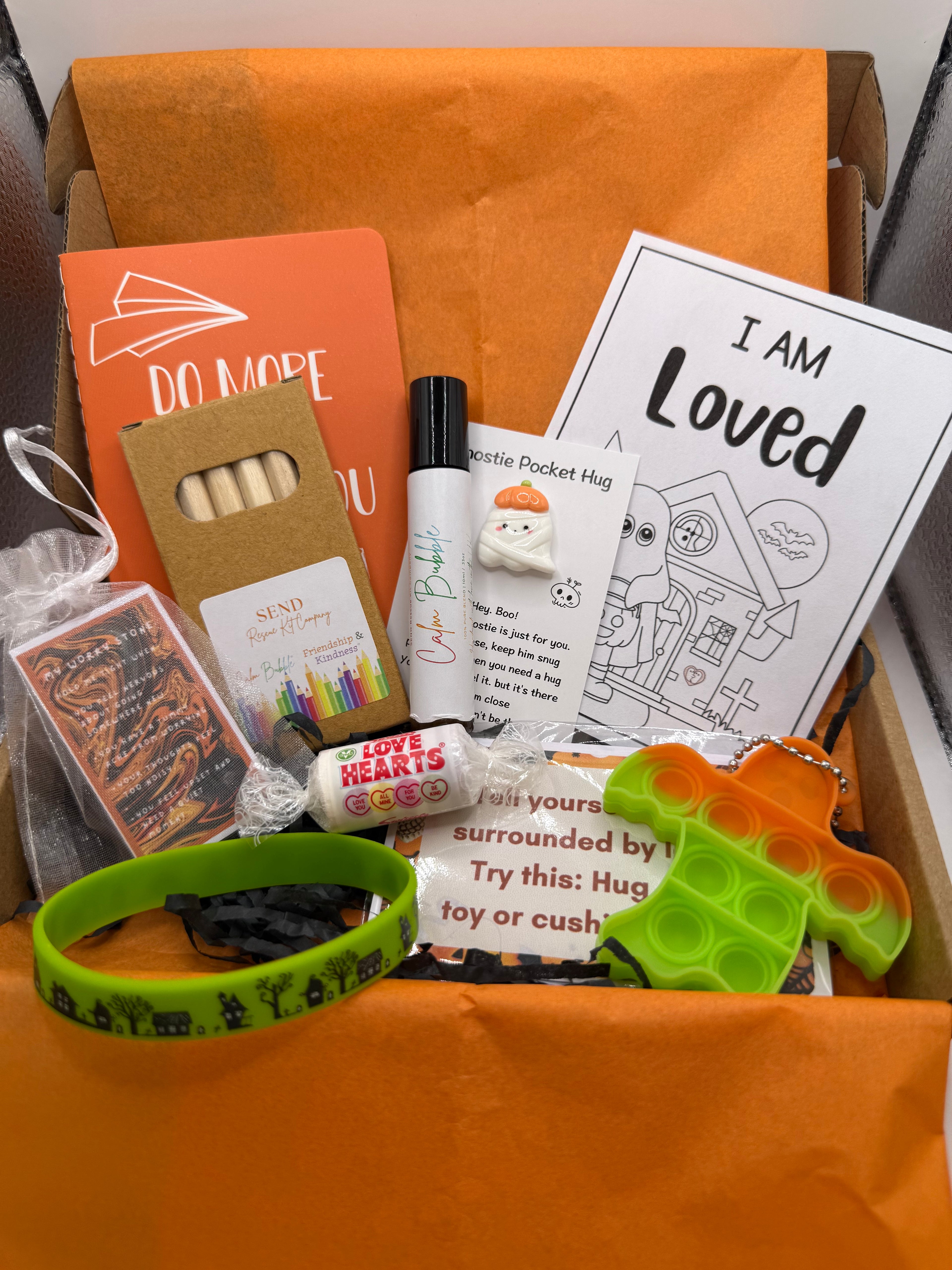 Limited Edition Halloween Calm Bubble Children's Self-Care Kit