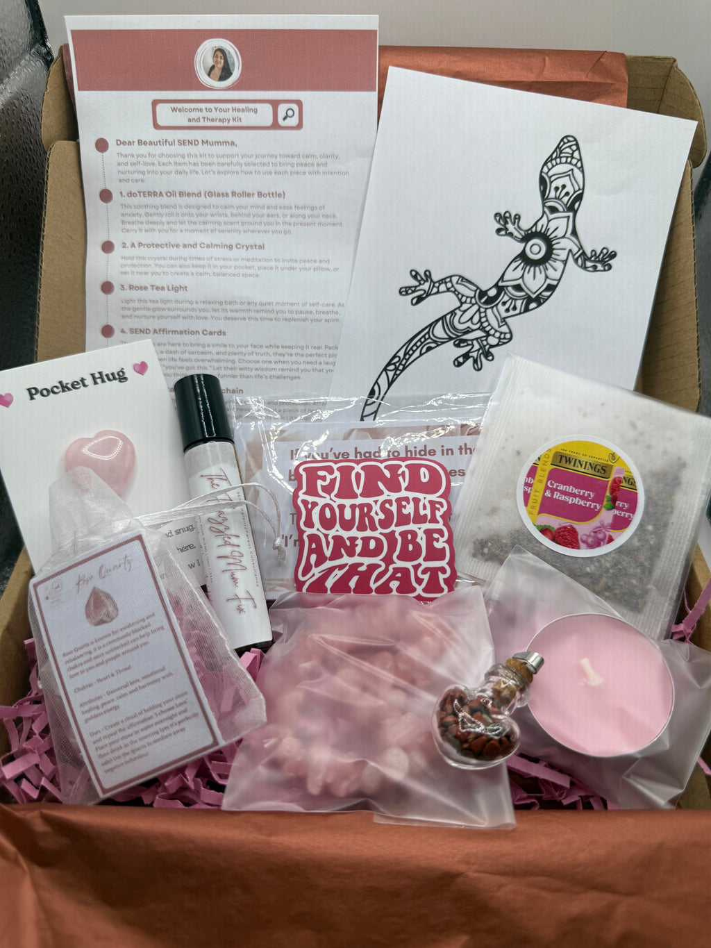 Frazzled Mum Fix Kit: Essential Oil & Crystal Self-Care Kit for Stress & Overwhelm