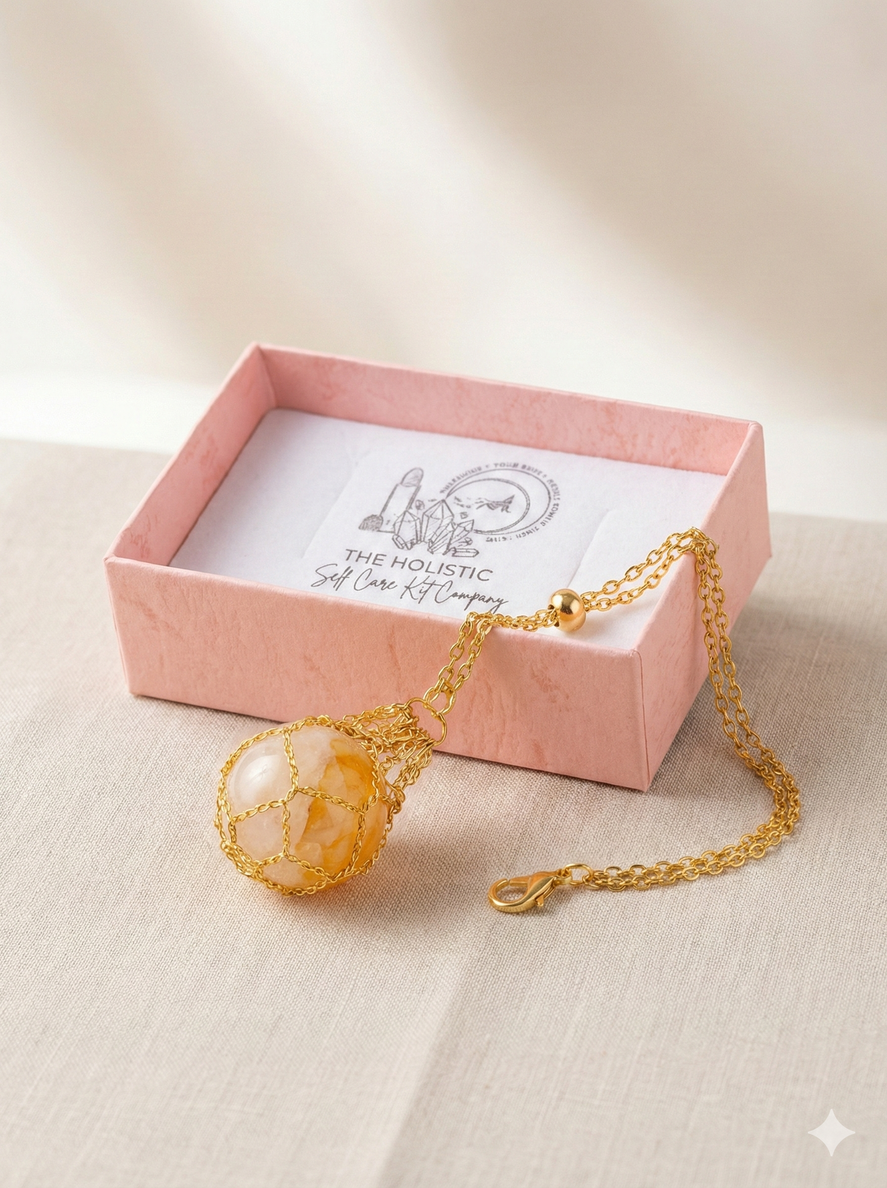 Crystal Cage Keychain