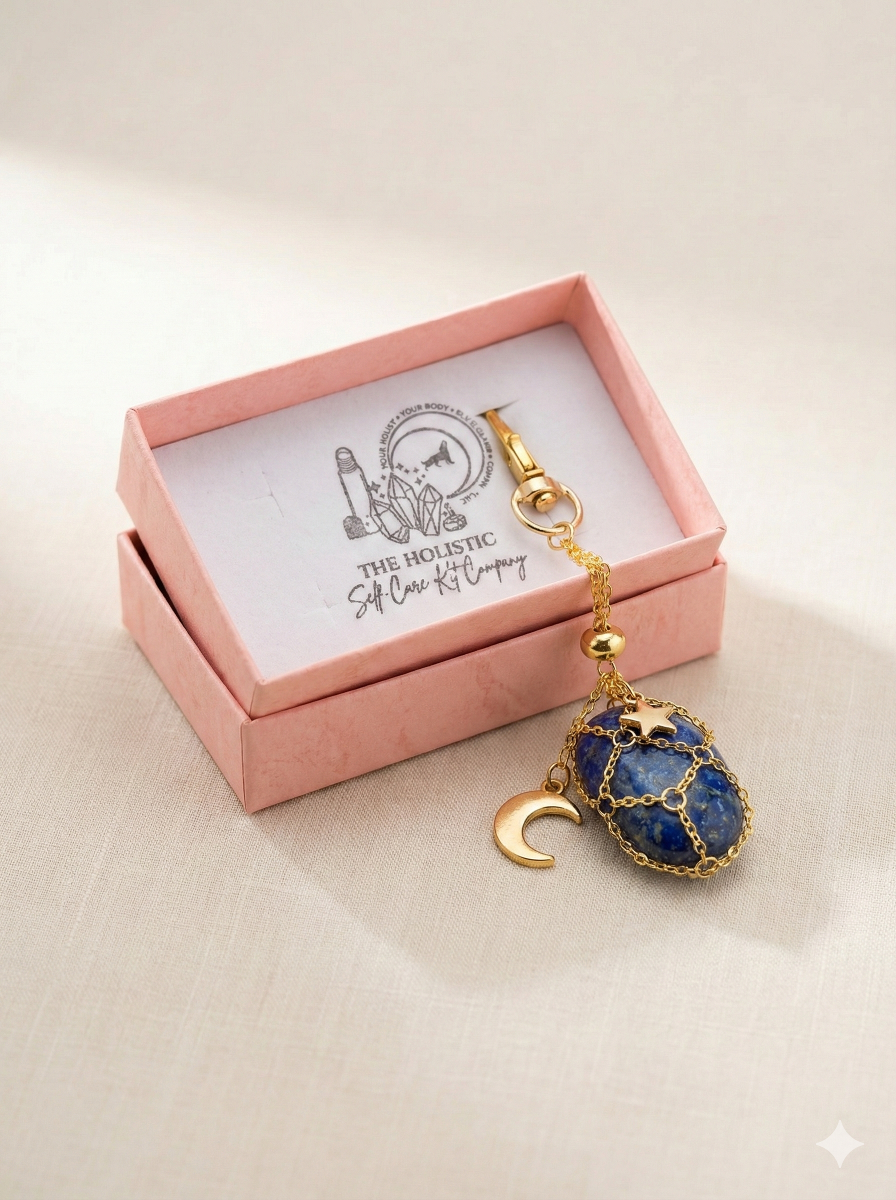 Crystal Cage Keychain