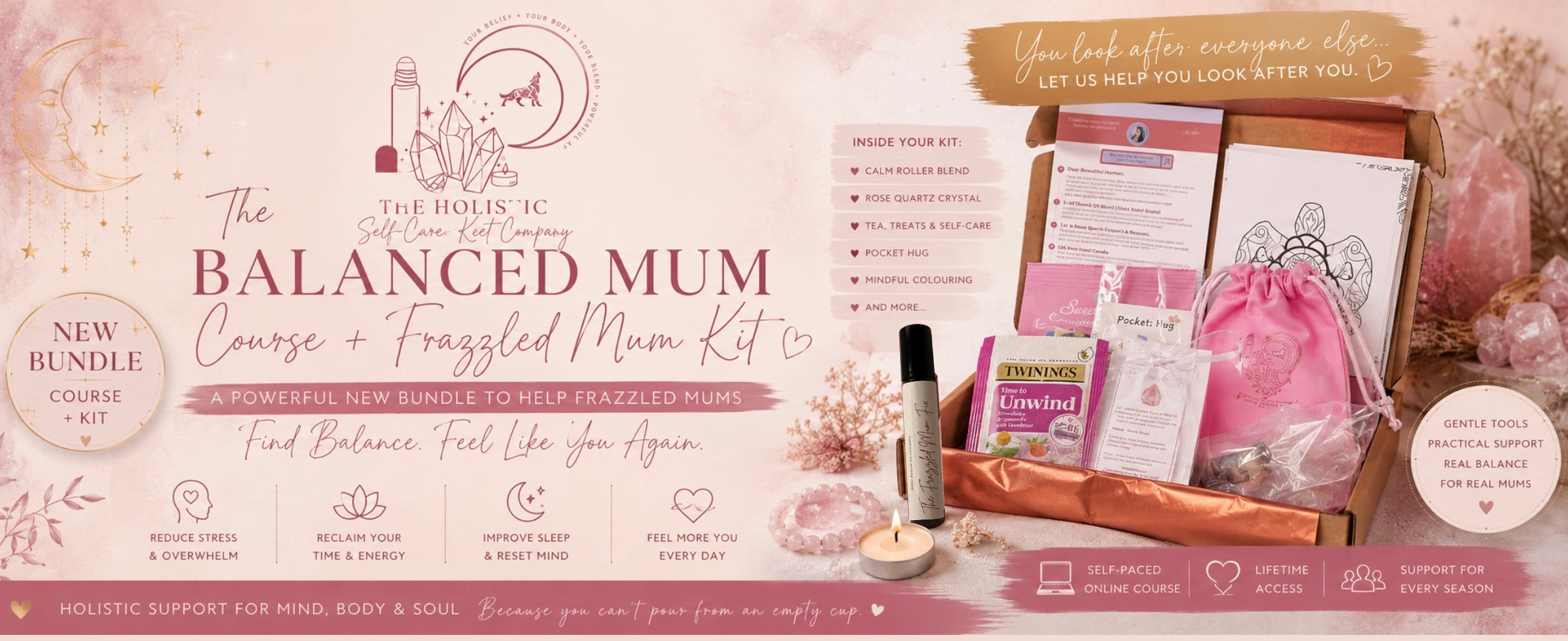 The Balanced Mum Course & Frazzled Mum Fix Kit Bundle