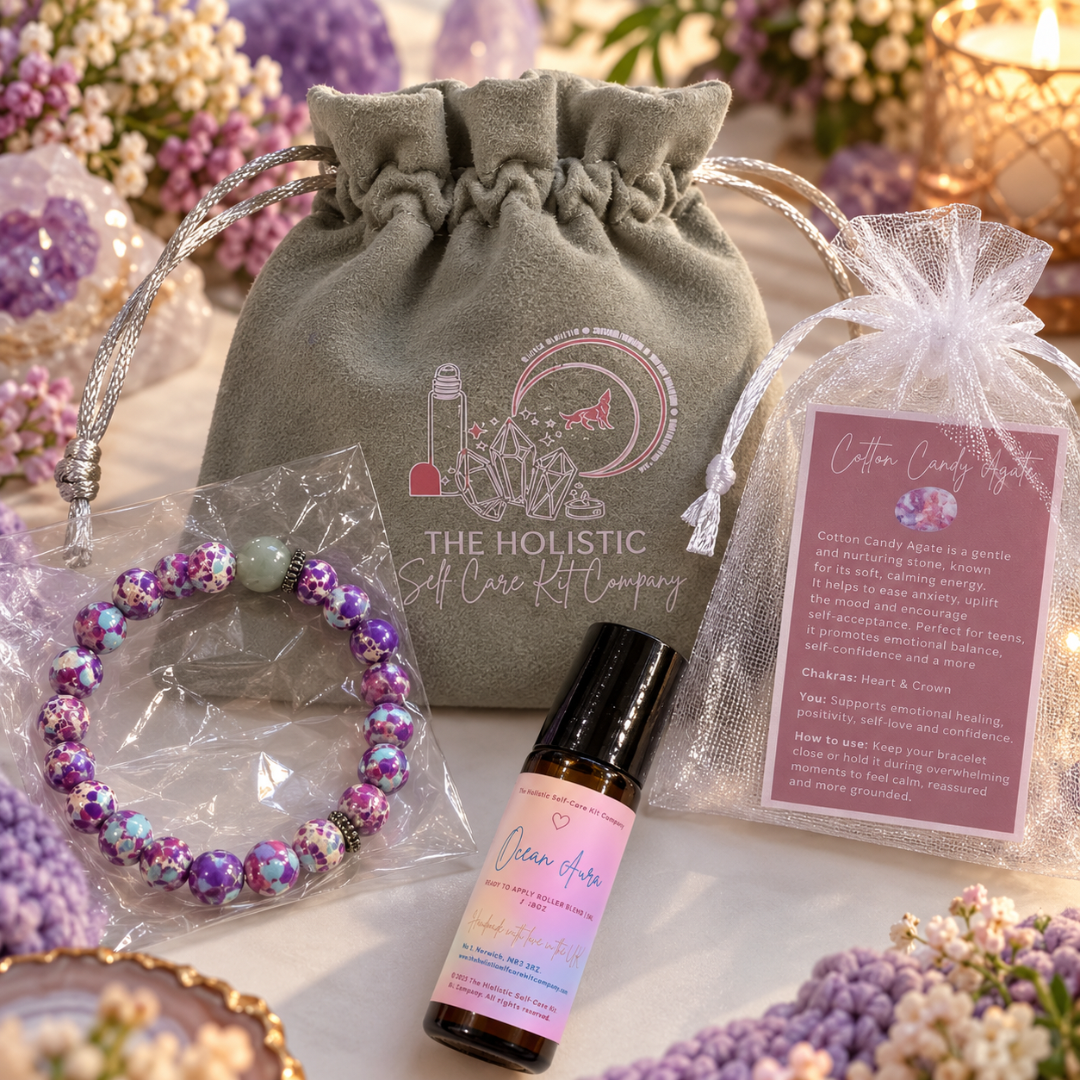 Ocean Aura | Crystal & Aromatherapy Wellbeing Gift Set