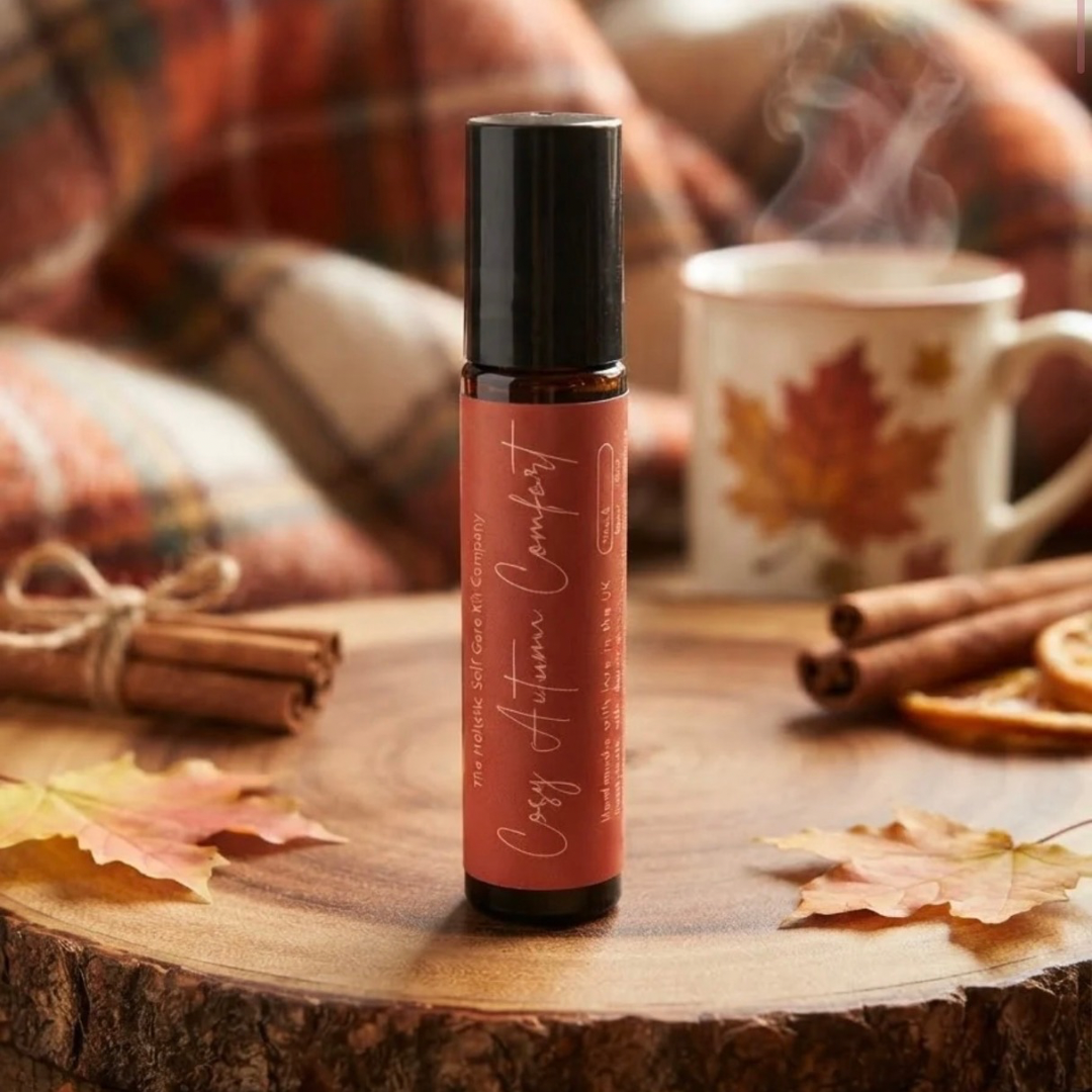 Cosy Autumn Comfort™
Uplifting Pumpkin Spice
Aromatherapy Roller